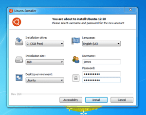 wubi ubuntu windows installer