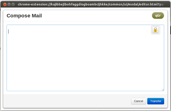 redactar correo encriptado