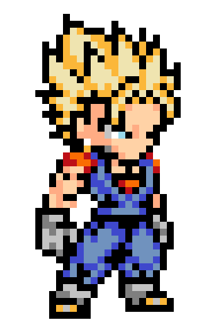 Vegeto en pixelart