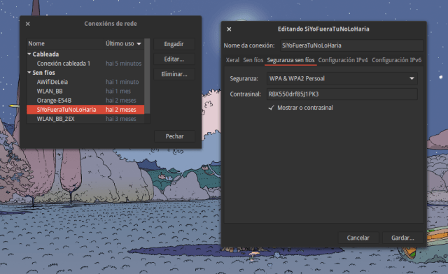 Ver contraseña en ElementaryOS