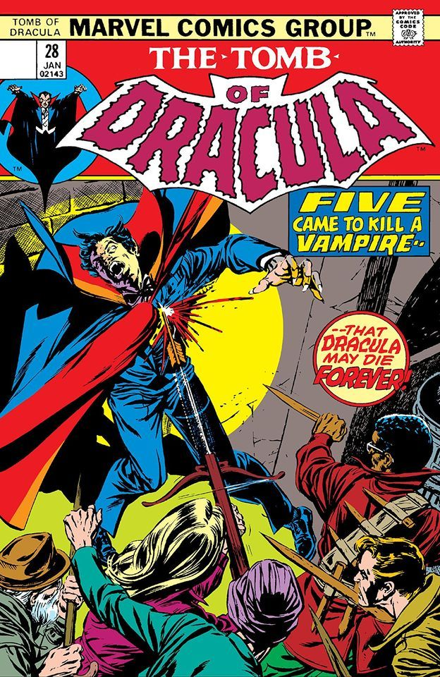 Portada de un número de Tomb of Dracula